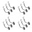 12Pcs Paint Sprayer Holder Wall-Mounted Spray Gun Display Rack 7