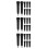 30Pcs Durable Black Carbide Trekking Pole Tips Walking Stick Feet 6