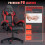 Ergonomic Gaming Chair with Headrest 5