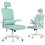 (Green C) Ergonomic Office Chair With Adjustable Headrest 2