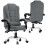 (Grey) High Back Ergonomic Reclining Office Chair 2