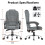 (Grey) High Back Ergonomic Reclining Office Chair 8