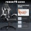(Black) Ergonomic Gaming Office Chair Racing Style Computer Chair 5