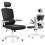(White C) Ergonomic Office Chair With Adjustable Headrest 2