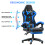 Silla Gaming Ergonómica con Reposapiés 4