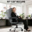 (Grey) High Back Ergonomic Reclining Office Chair 5