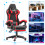 (Black and Red) Ergonomic Gaming Chair with Footrest 8