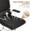 (White C) Ergonomic Office Chair With Adjustable Headrest 8