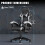 (Black) Ergonomic Gaming Office Chair Racing Style Computer Chair 8