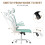 (Green C) Ergonomic Office Chair With Adjustable Headrest 6