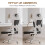 (White C) Ergonomic Office Chair With Adjustable Headrest 3