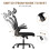 (Black C) Ergonomic Office Chair With Adjustable Headrest 6
