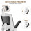 (White C) Ergonomic Office Chair With Adjustable Headrest 5