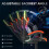 (Red) Ergonomic Gaming Chair With LED Lighting Effects 5