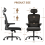(Black C) Ergonomic Office Chair With Adjustable Headrest 9