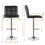 Set de 2 Taburetes de Bar Regulables Giratorios 360 6