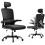 (Black C) Ergonomic Office Chair With Adjustable Headrest 2