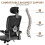 (Black C) Ergonomic Office Chair With Adjustable Headrest 7