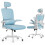 (Blue C) Ergonomic Office Chair With Adjustable Headrest 2