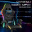 (Black) Ergonomic Gaming Chair With LED Lighting Effects 4