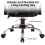 (Black) High Back Ergonomic Reclining Office Chair 5