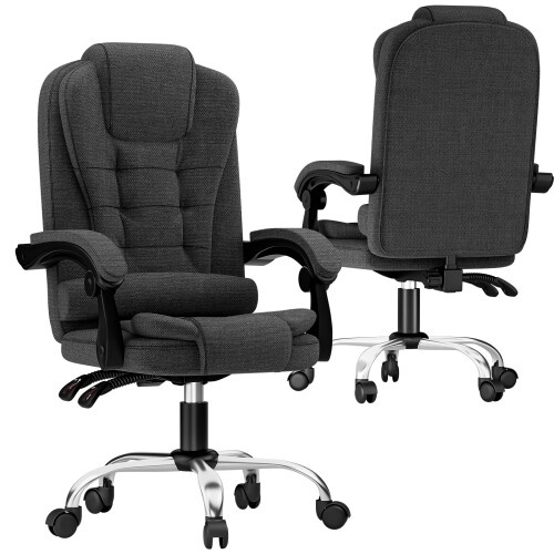 Ergonomic PU Leather Office Chair with High Back 1