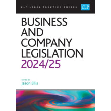 Business and Company Legislation 20242025 Paperback Book