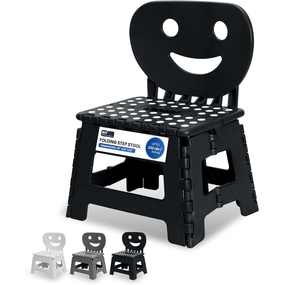 Folding Step Stool 2 In 1 Foldable Chair & Step Stool 5056422652230