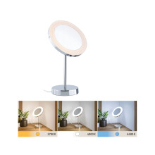 Paulmann 71150 LED makeup mirror Masua IP44 White Switch 55lm 230V 4W chrome 3x magnification