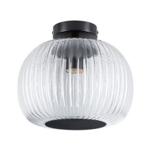 Paulmann 71146 Selection Bathroom Ruya IP44 E27 230V max. 60W glass, Black matt wall/ceiling luminaire, bathroom lighting – lamp not included