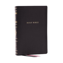RSV Personal Size Bible with Cross References Black Leathersoft Sovere
