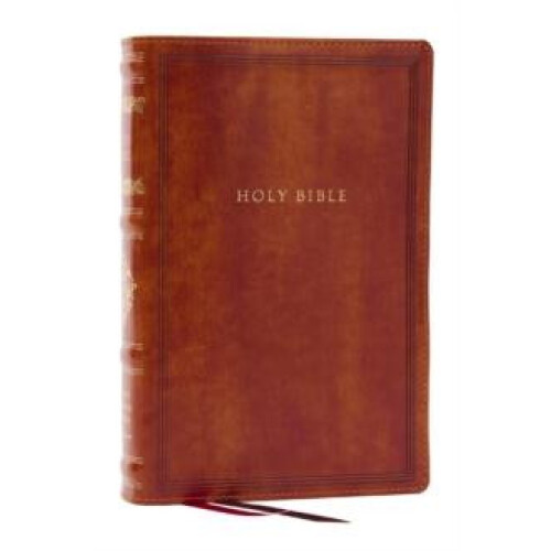 RSV Personal Size Bible with Cross References Brown Leathersoft Thumb
