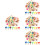 400Pièces Pinces Décoratives Bois Multicolores Pour Photos Mémos 6