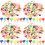 400Pièces Pinces Décoratives Bois Multicolores Pour Photos Mémos 5