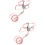 2Ensembles Laisse Rose Pour Chat, Confortable Antifuite 9