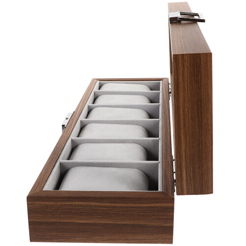 2Pcs Multi- Organizer Holder Glass Top Jewelry Storage Box 2
