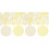 48Pièces Pads Autocollants Ronds Double Face Flexibles Et 4
