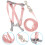2Ensembles Laisse Rose Pour Chat, Confortable Antifuite 11