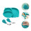 2Pièces Assiette Silicone Bébé Pour Repas Enfants 10