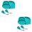 2Pièces Assiette Silicone Bébé Pour Repas Enfants 6