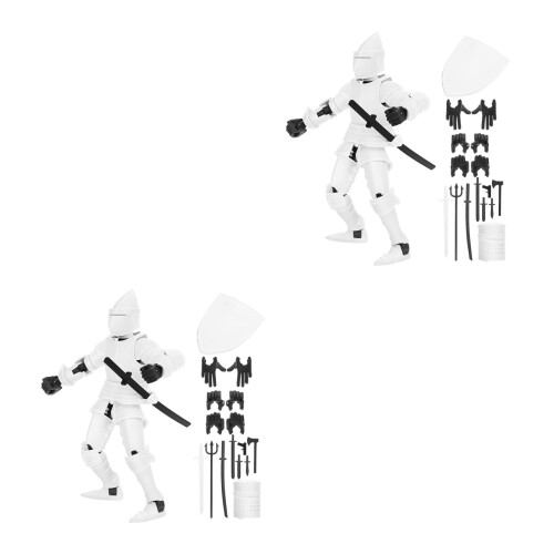 2Ensembles Soldats Action En Plastique Articulé 1