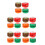 20Pcs Responsive Wood Yo-Yo with Cute Design for Kids Fun & Learning 6