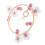 4Pièces Mobile Boho Bébé Rose En Bois Avec Pompons 2