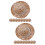 18Pièces Mini Chapeaux Durables Kaki Décorations Créatives 7