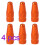 24Pièces Couvre Valve Orange Aluminium Antirouille 1