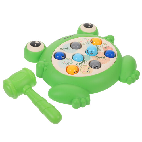 2Sets Interactive Plastic Frog Table Game Kids Hammer Learning Toy 1