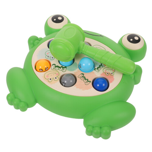 2Sets Interactive Plastic Frog Table Game Kids Hammer Learning Toy 2