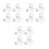 12Pièces Muller Transparent Pour Pigments Huile 5