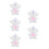 5Pièces Pyjama Licorne En Peluche Courte Pour 20Cm 4