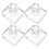 12Pièces Muller Transparent Pour Pigments Huile 3